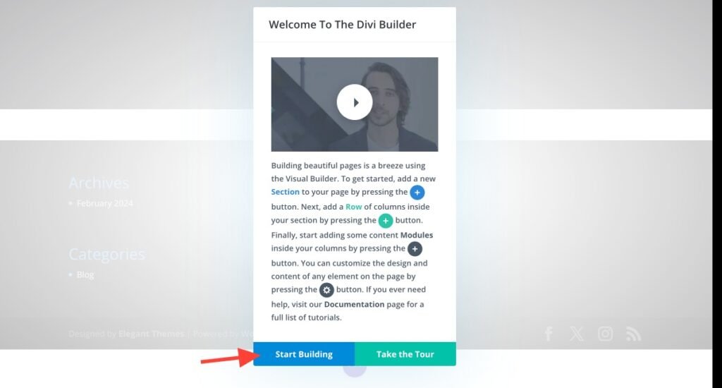 Divi Theme tutorial