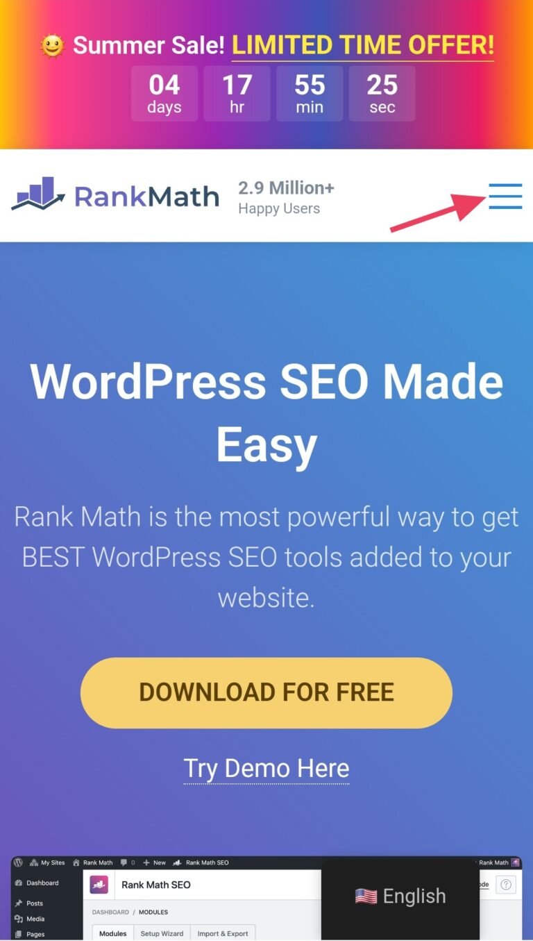 How To Download Rank Math SEO For Free On WordPress 2026